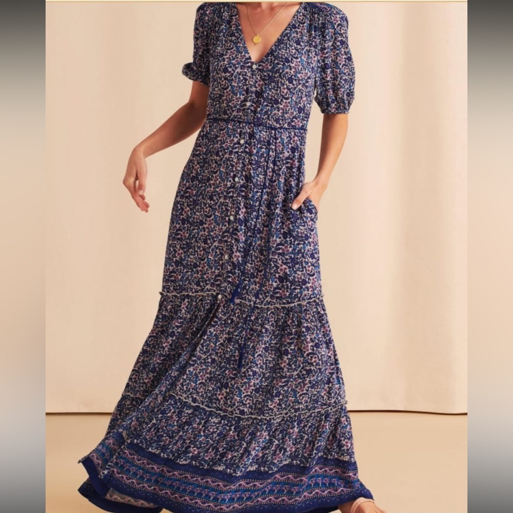Faherty Orinda Maxi Dress (M) - NWOT